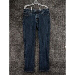 Abercrombie & Fitch Jeans Mens 34x34 Blue The A&F Skinny 100% Cotton Preppy